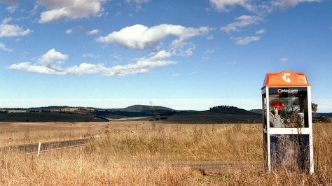 The regional phone booth: a stark reminder of the influential role Telstra has played in shaping contemporary Australia.